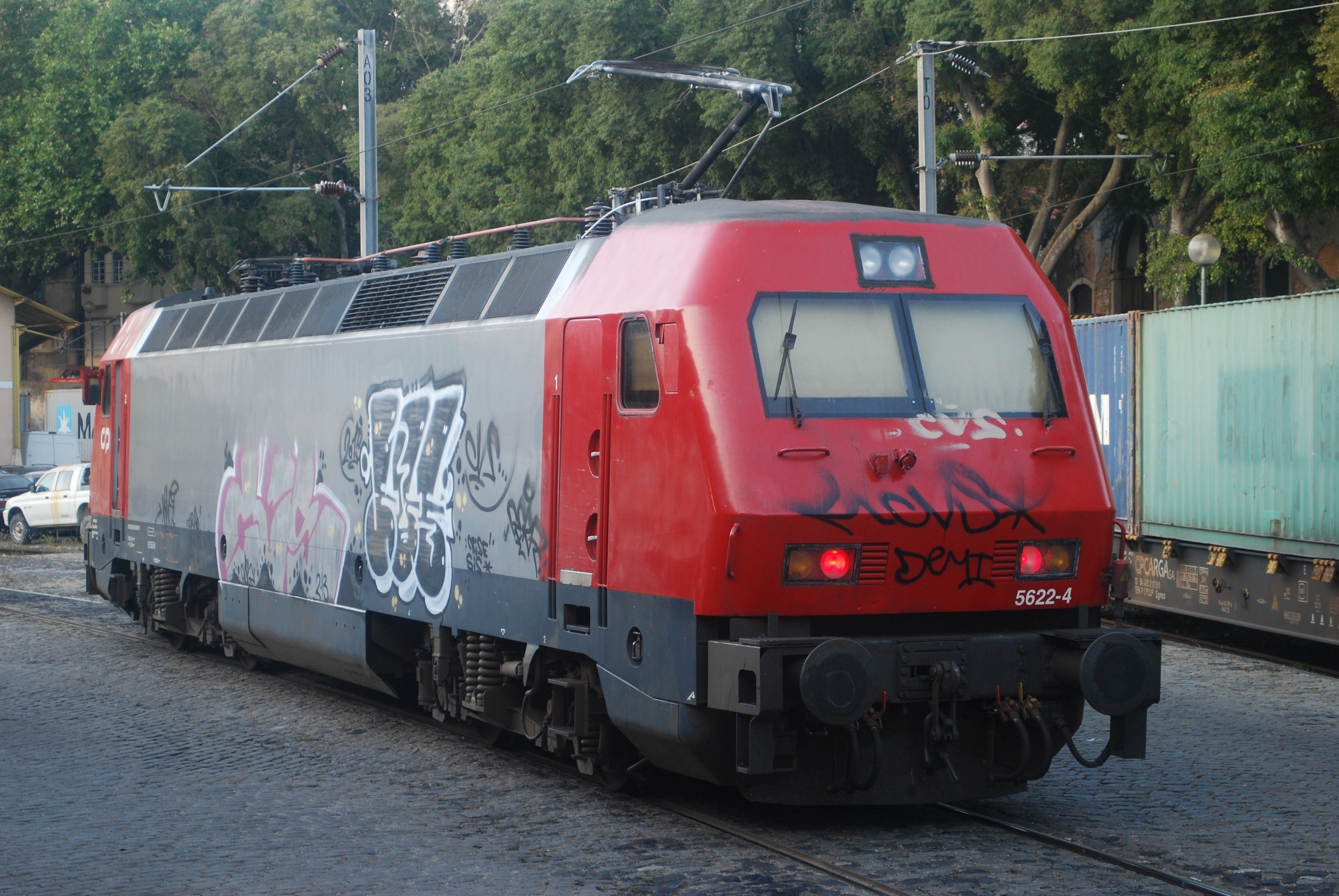 Lokomotiven  Lissabon-Alcântara Terra