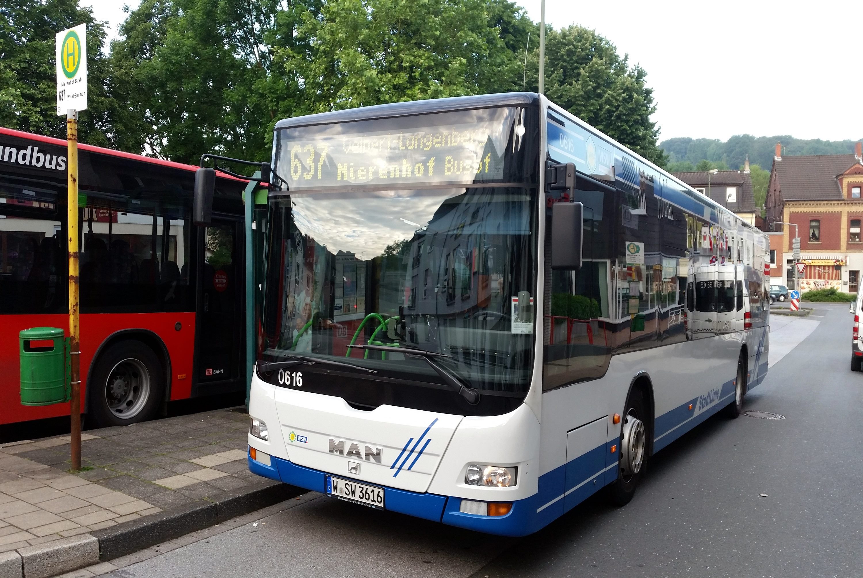637 W-Barmen Bf Velbert-Nierenhof Busbahnhof