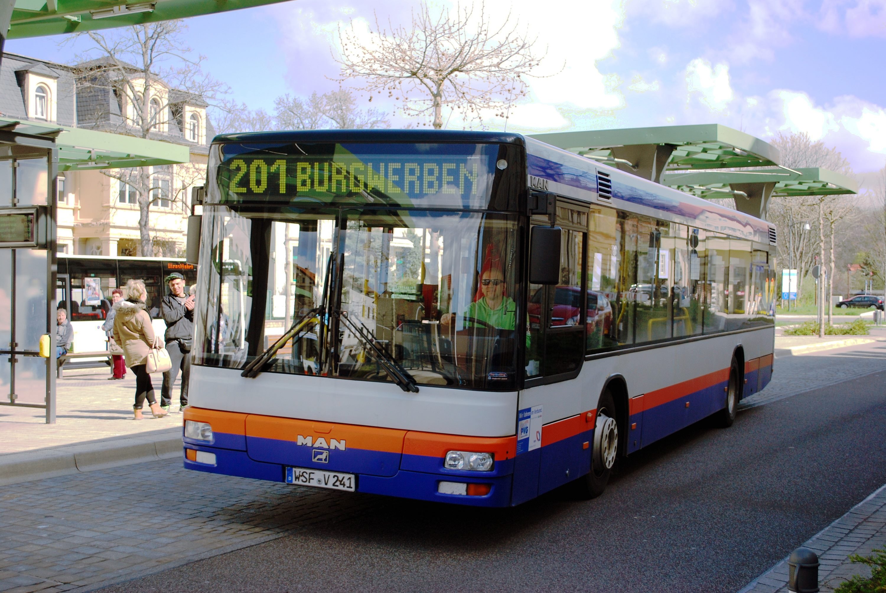 201 Burgwerben-Bäckerei WSF-Busbahnhof