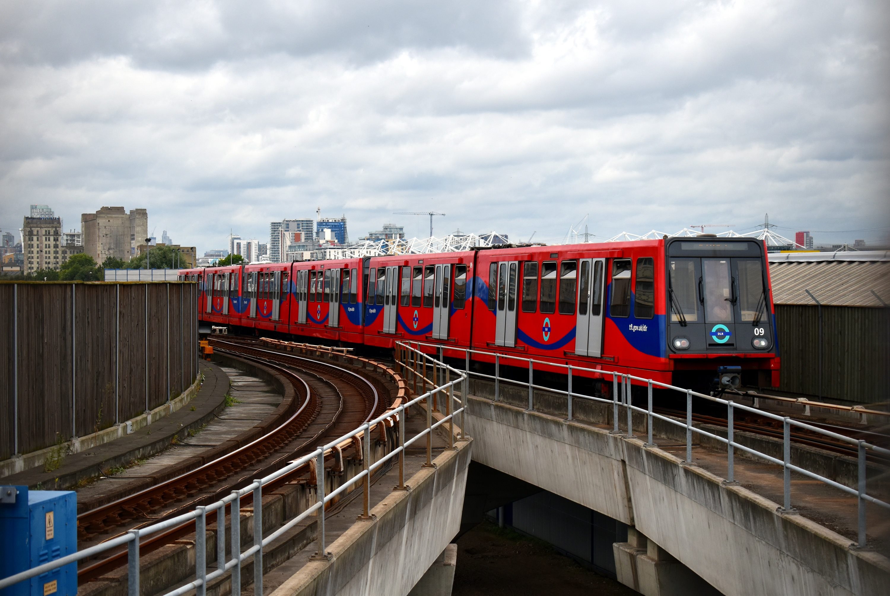 Docklands Light Railway Woolwich Arsenal London City Airport