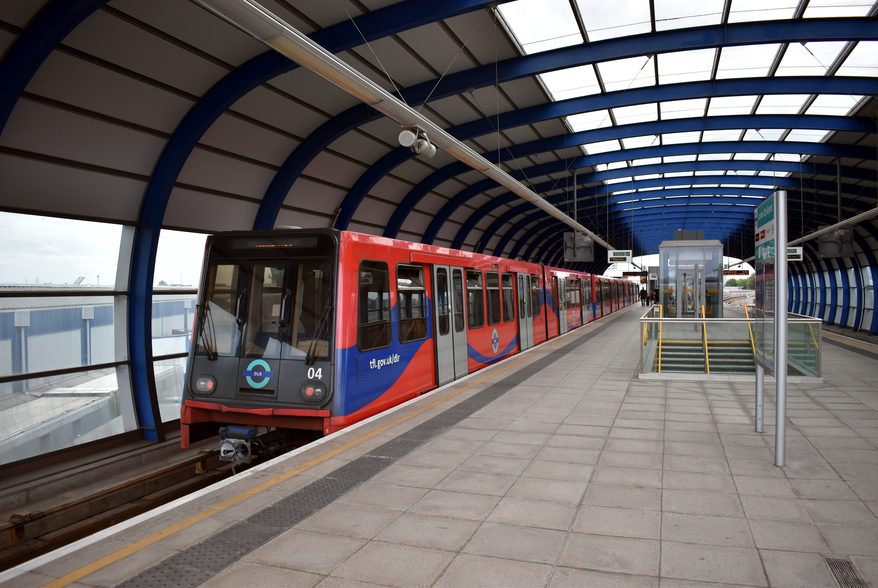 Docklands Light Railway Woolwich Arsenal London City Airport