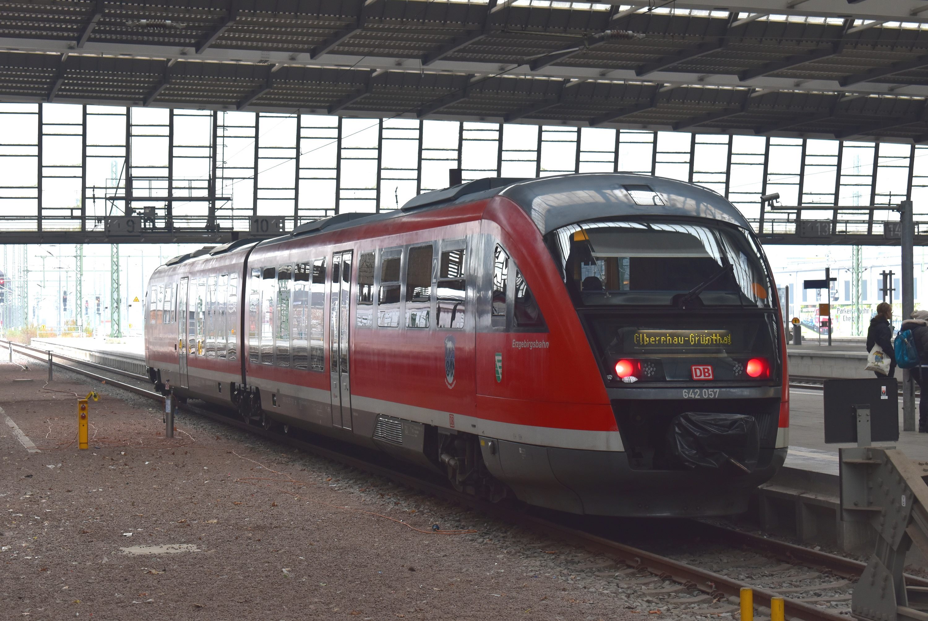 RB81 Olbernhau-Grünthal Chemnitz Hbf
