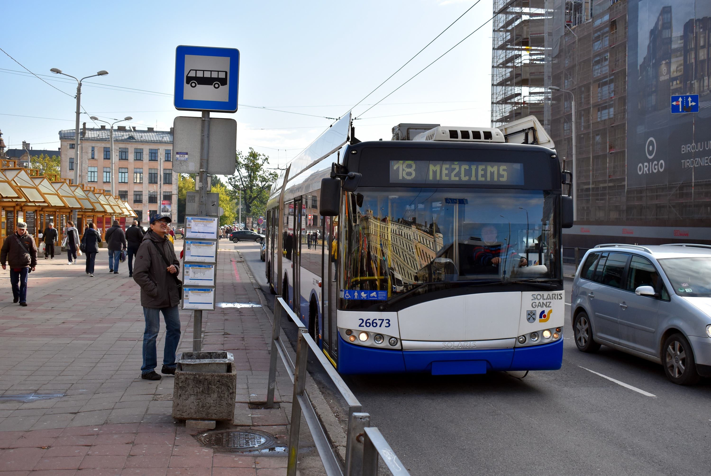 Tr18 Mežciems Centr&#257;l&#257; stacija