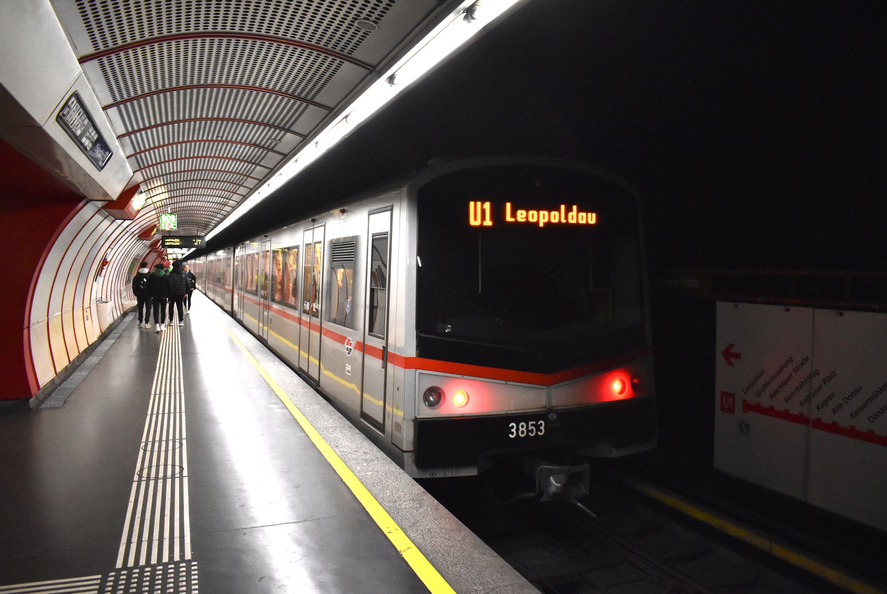 U1 Leopoldau Wien Hbf