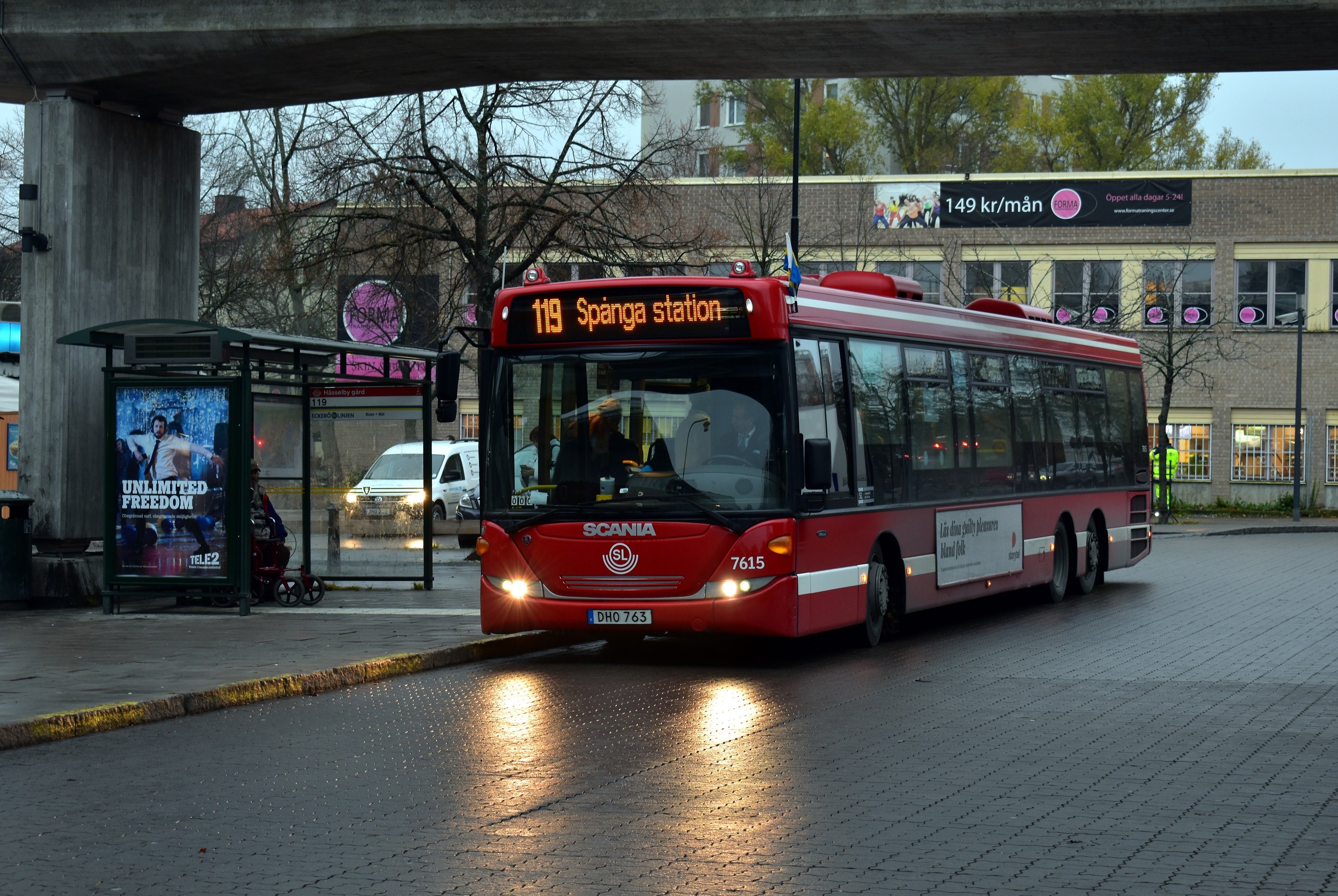 119 Spånga station Hässelby gård