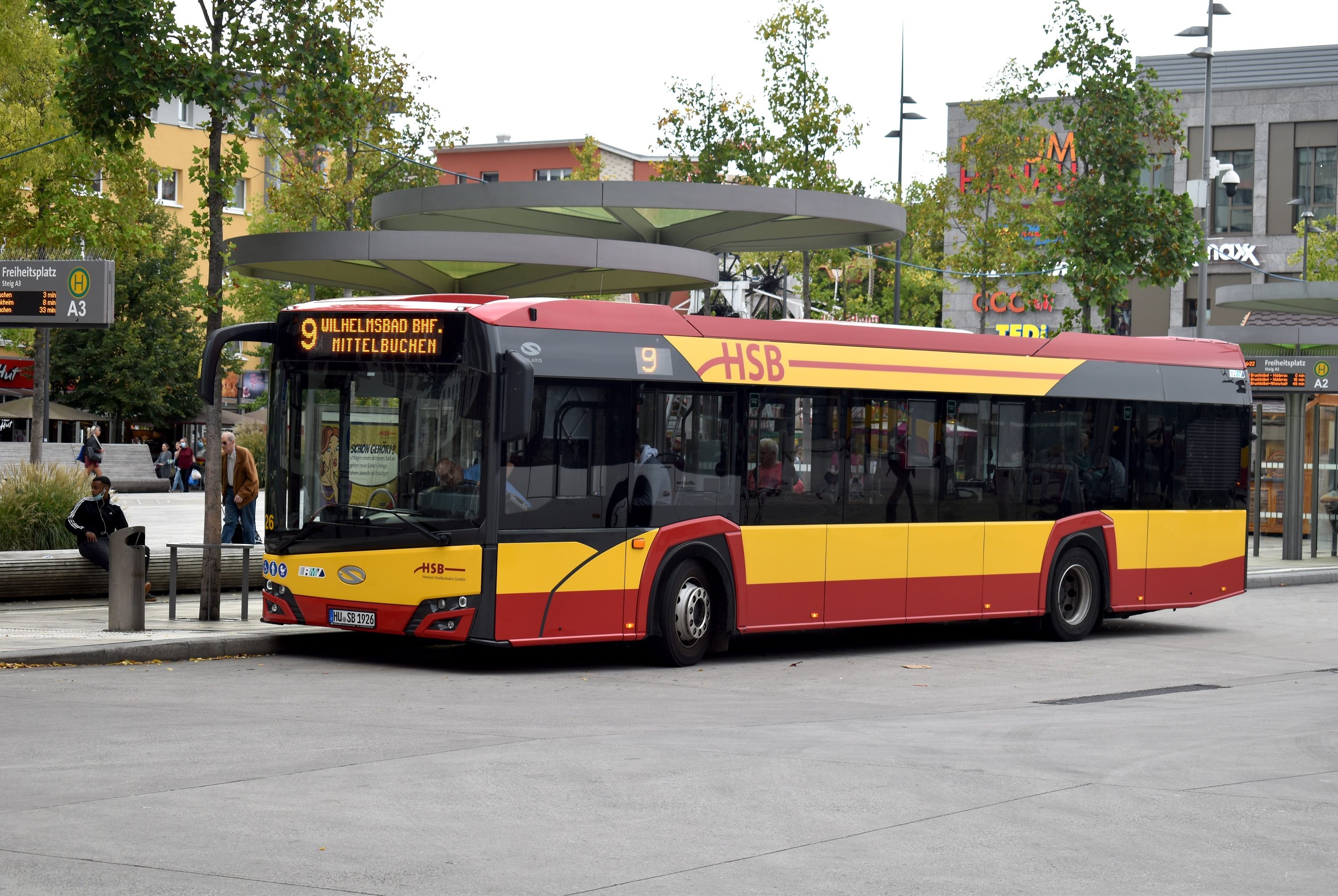 9 HU-Lützelbuchener Straße HU-Freiheitsplatz