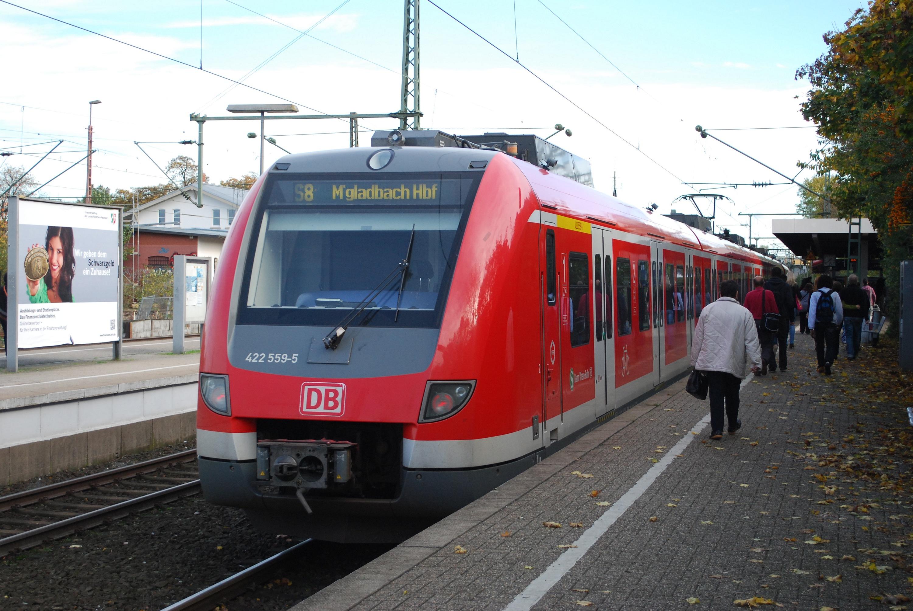S8 Mönchengladbach Hbf Düsseldorf-Gerresheim