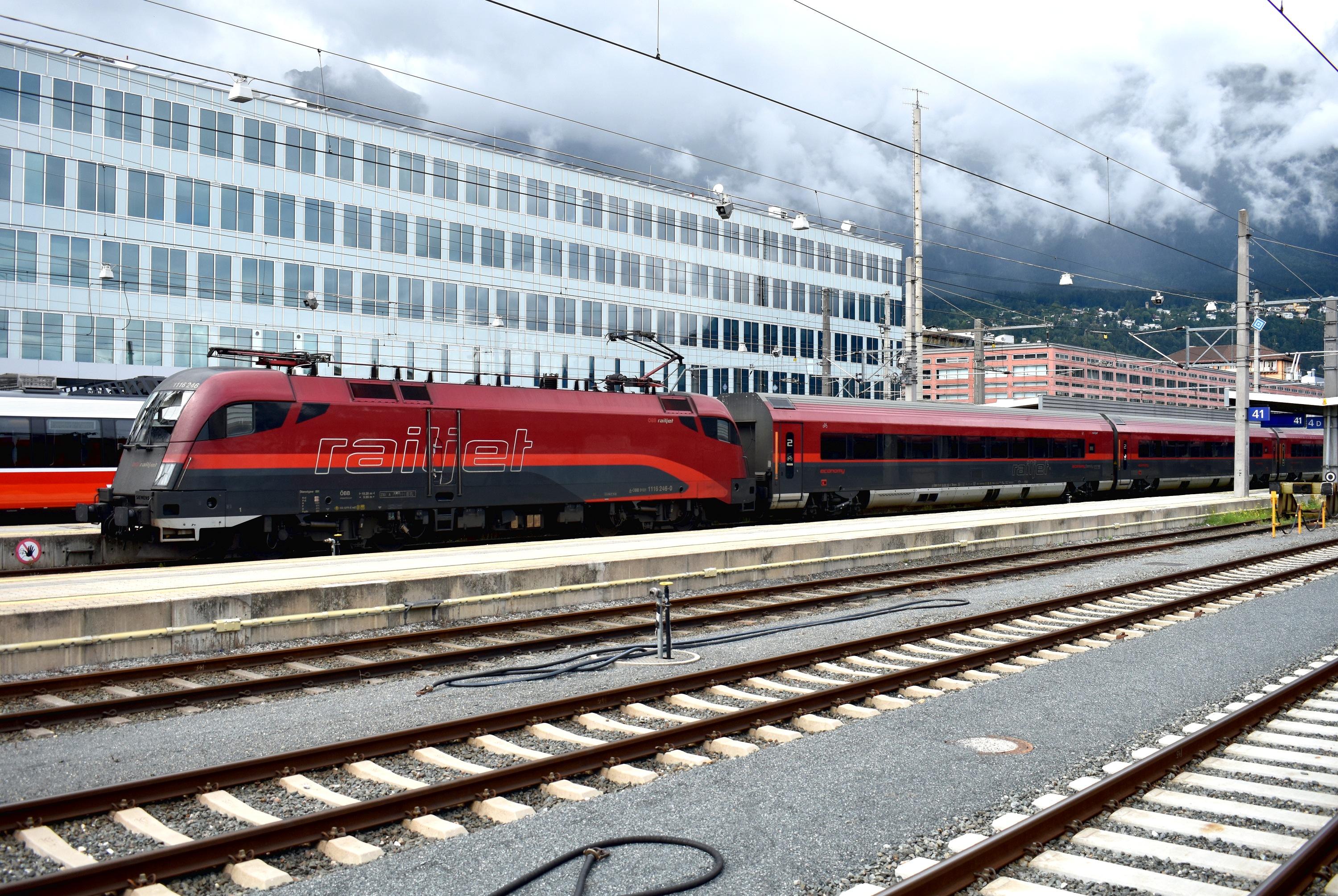 RailJet  Innsbruck Hbf