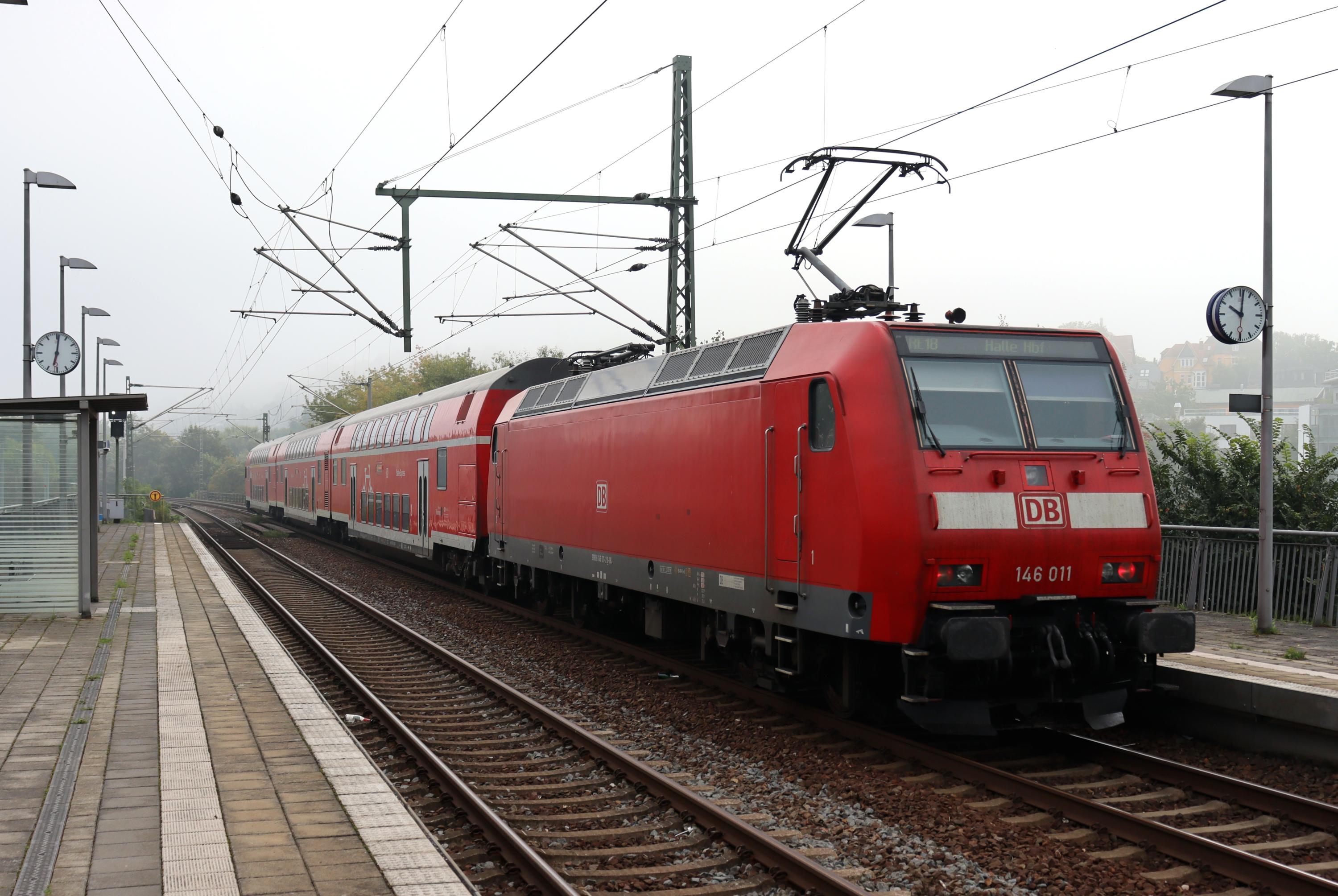 RE18 Halle (Saale) Hbf J-Paradies