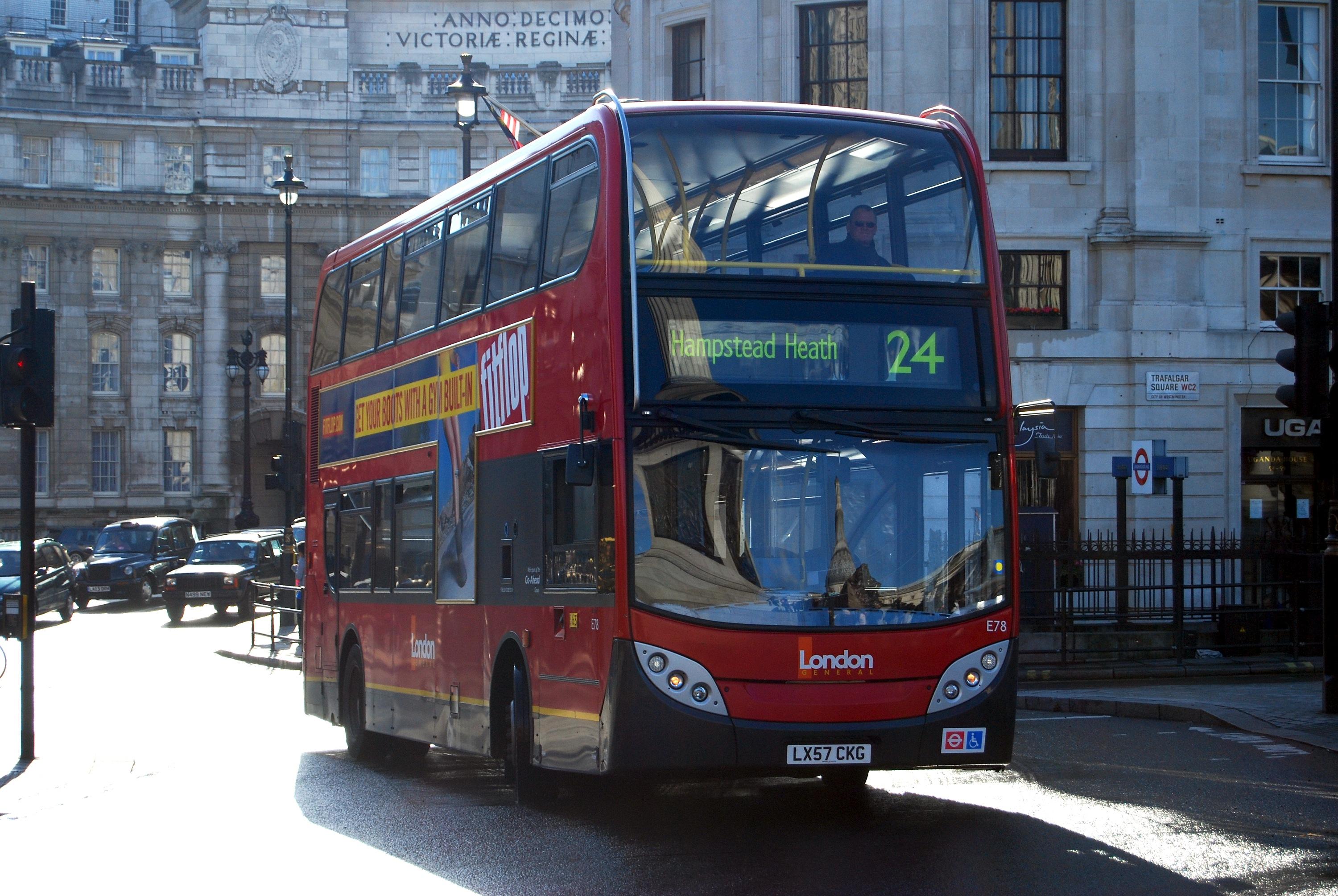 24 Royal Free Hospital Trafalgar Square/Charing Cross Station