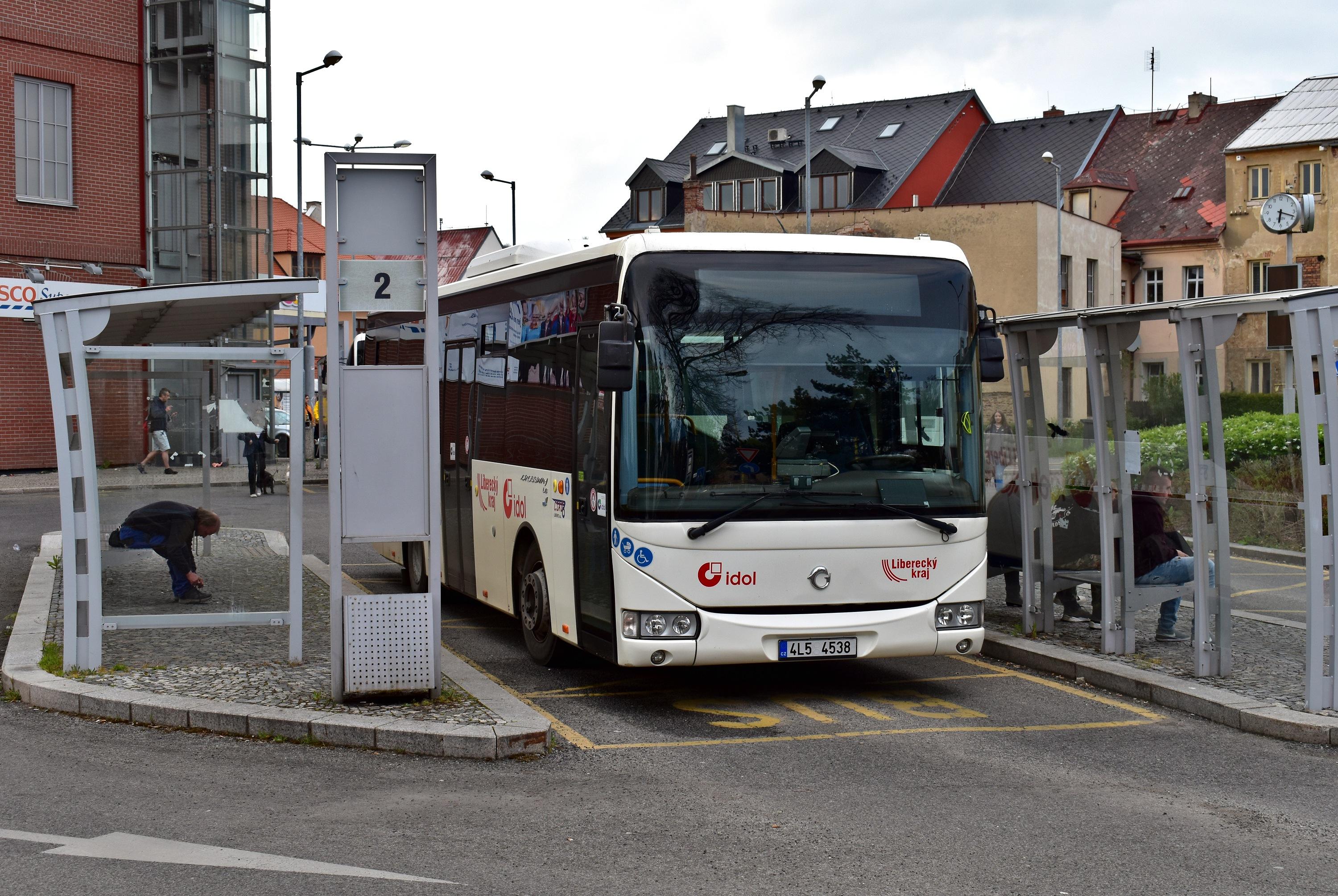 D Dienstfahrt Frýdlant Autobusové nádraží 
