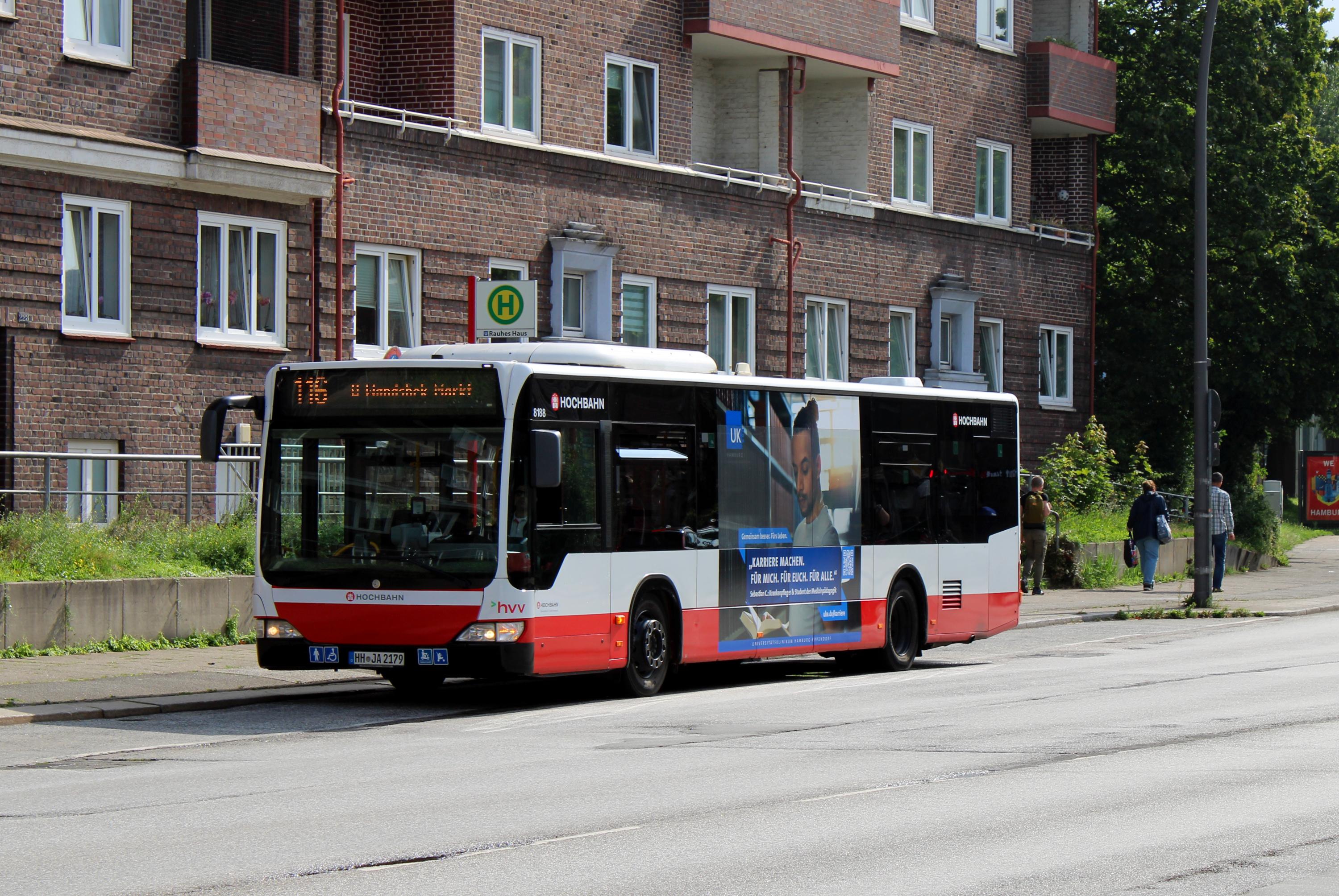 116 HH-Wandsbek Markt HH-Rauhes Haus (U)