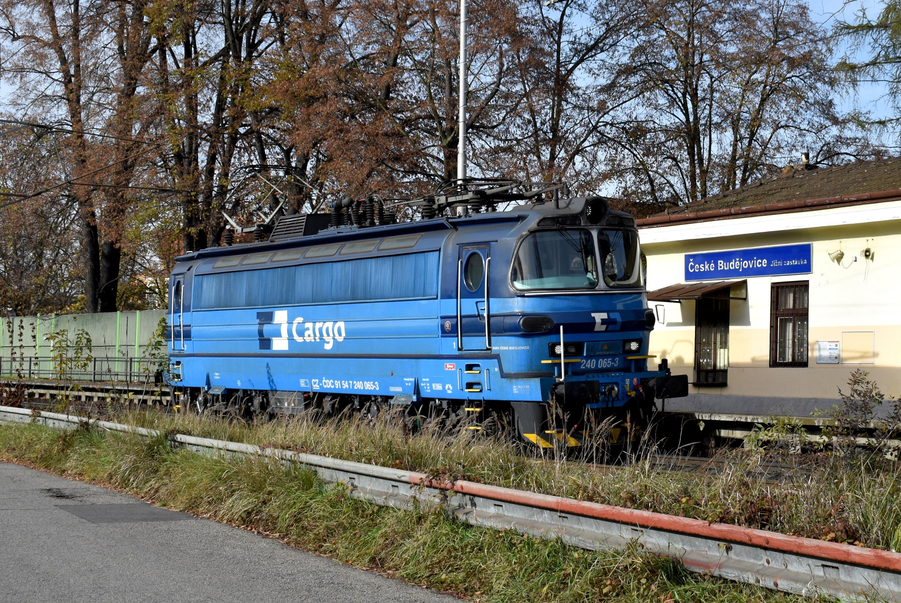 Lokomotiven  &#268;eské Bud&#283;jovice-jižní zastávka