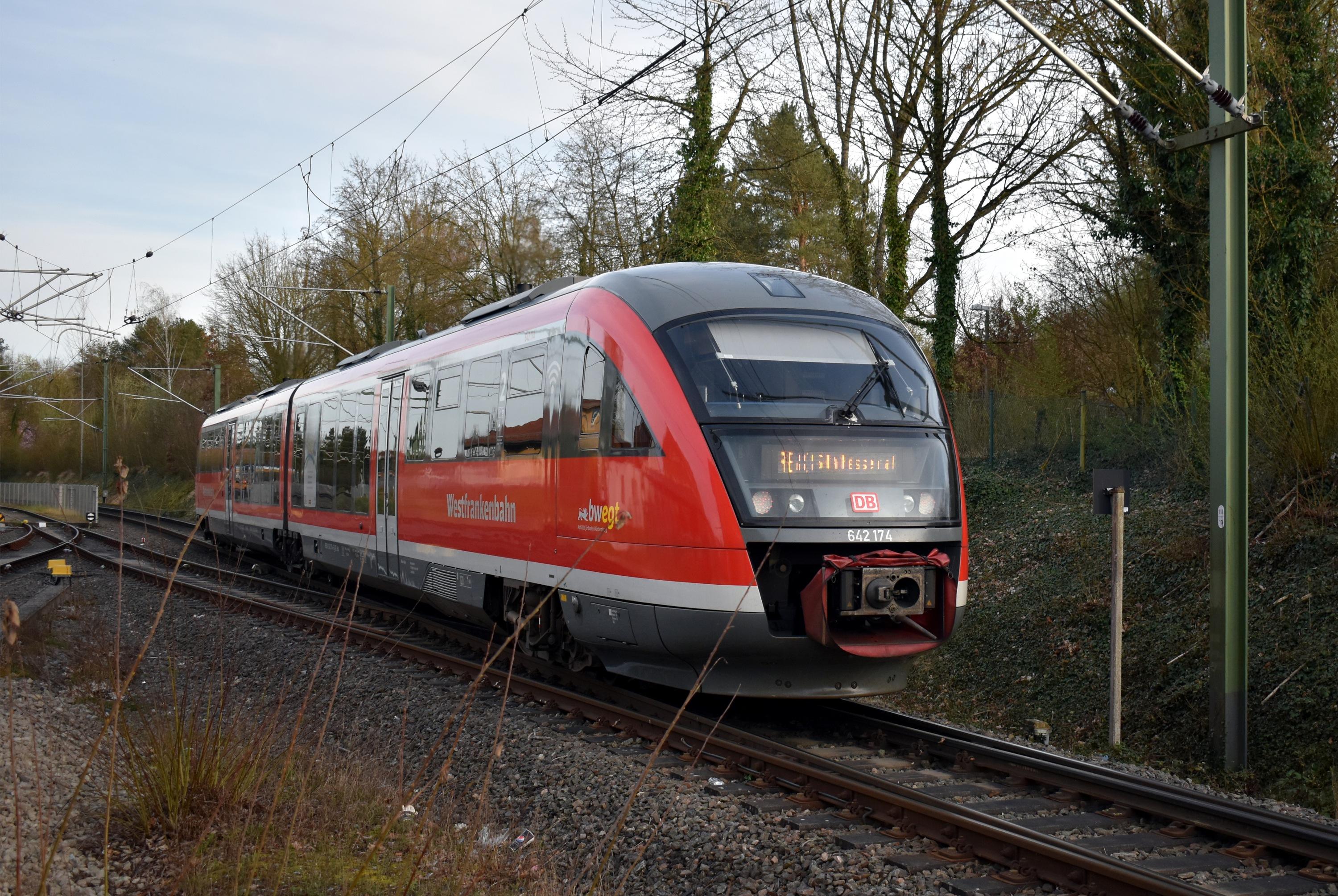 RE80 Schwäbisch Hall-Hessental Weinsberg