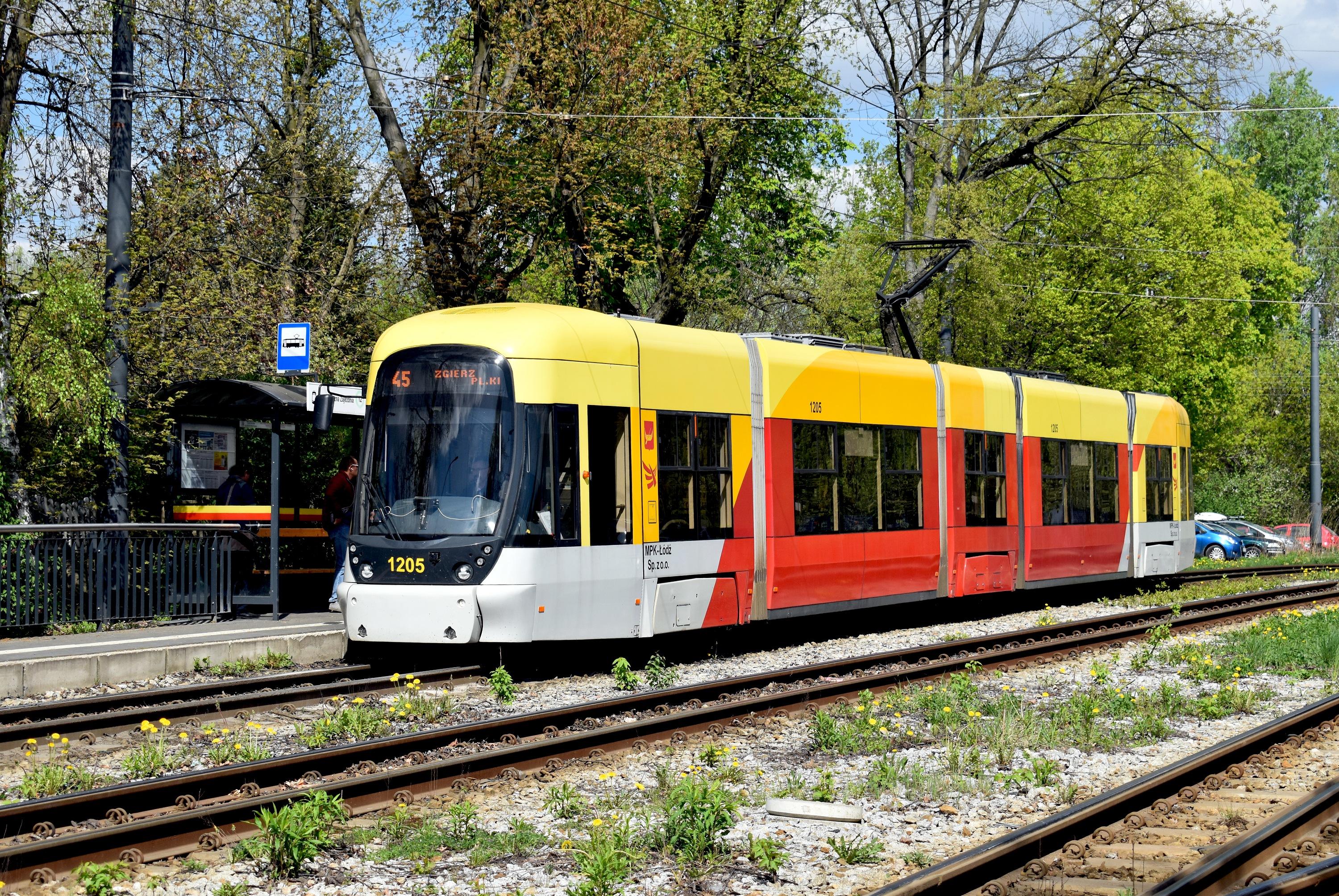 45 Zgierz-Plac Kili&#324;skiego Telefoniczna Zajezdnia