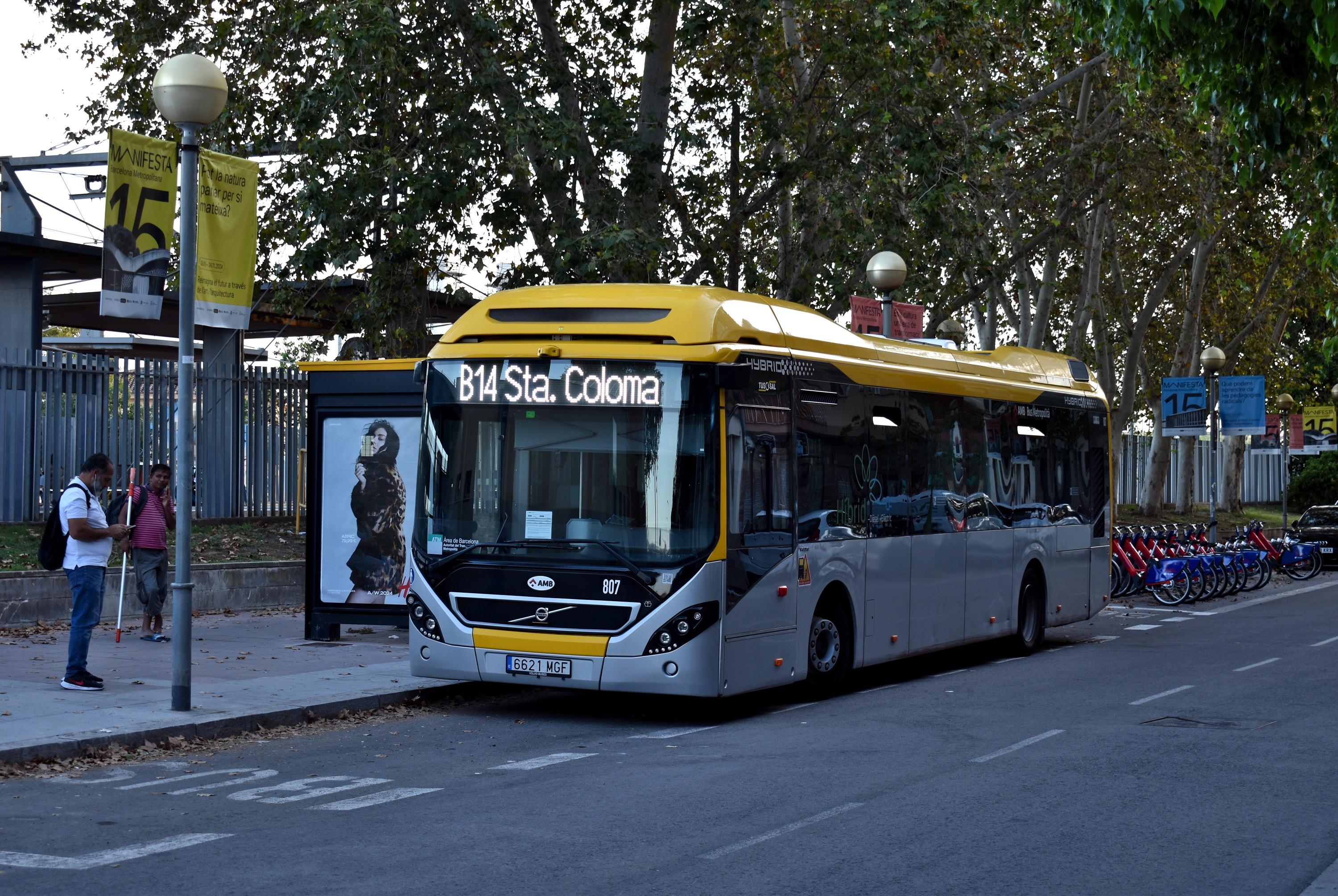 B14 Sta Coloma de Gramenet-Centre Cívic Sant Adrià de Besòs-Estació
