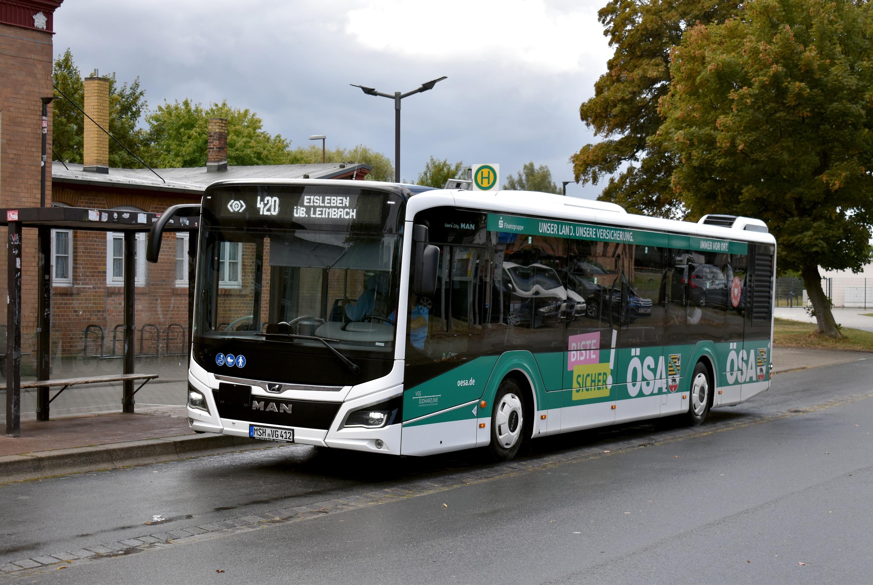 420 Eisleben Busbahnhof Klostermansfeld Bf