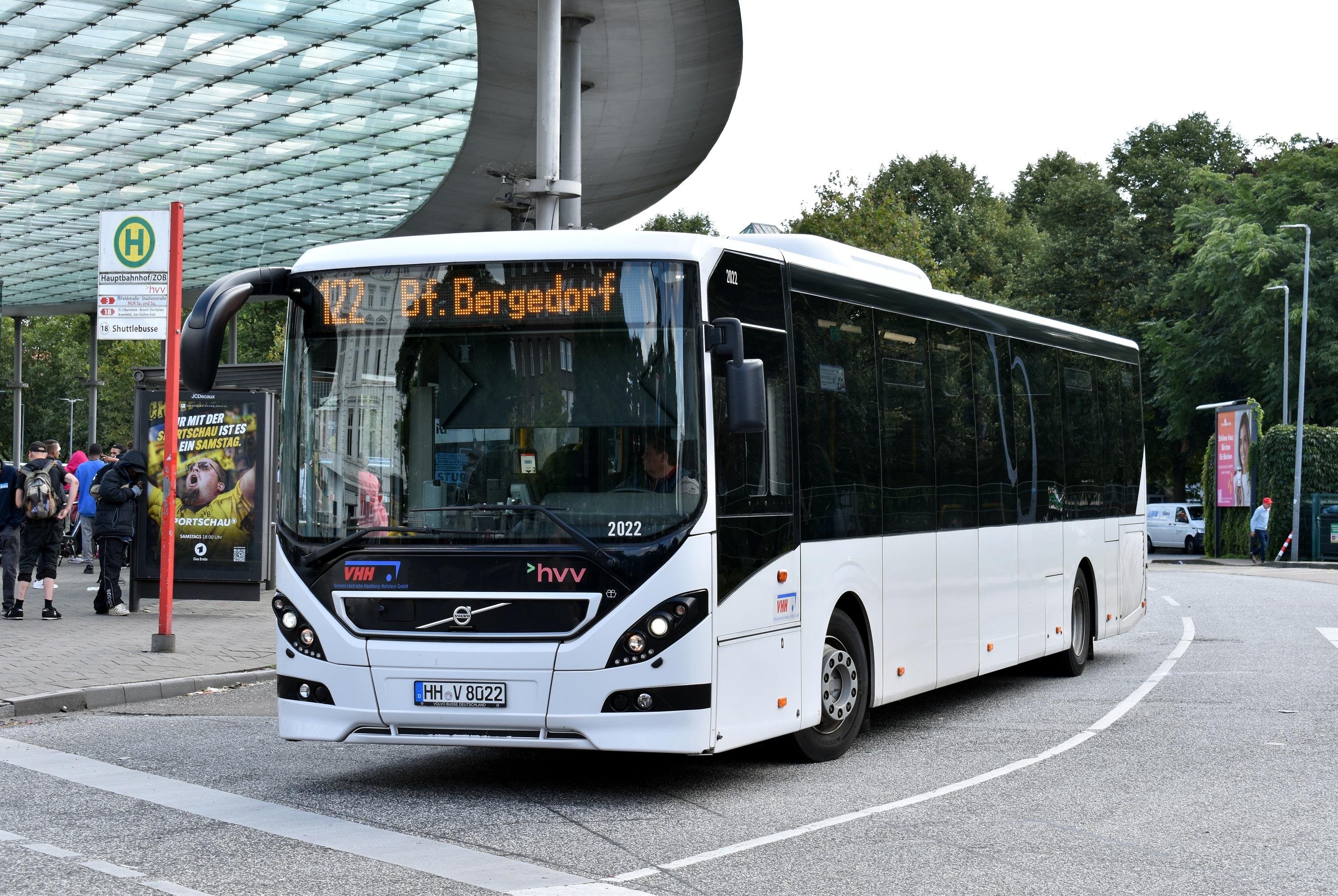 122 HH-Bergedorf Bf HH-Hauptbahnhof/ZOB