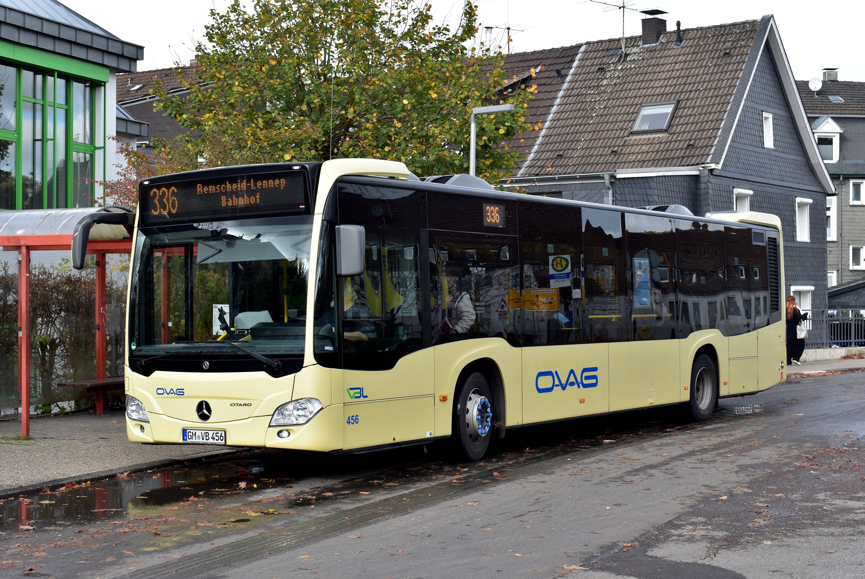 336 RS-Lennep Bf Wipperfürth Busbahnhof