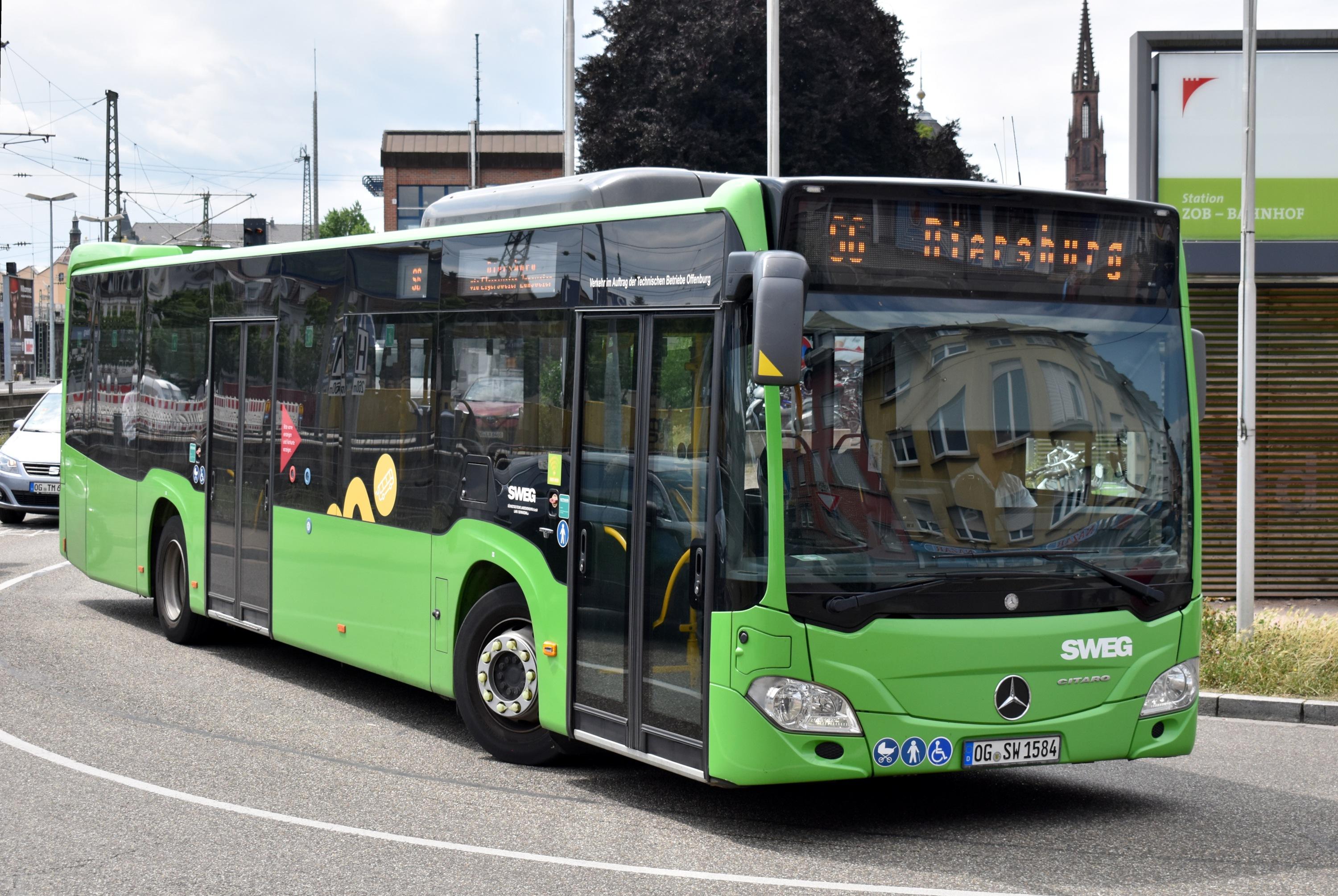 S6 Hohberg-Diersburg Rathaus Offenburg Bf/ZOB