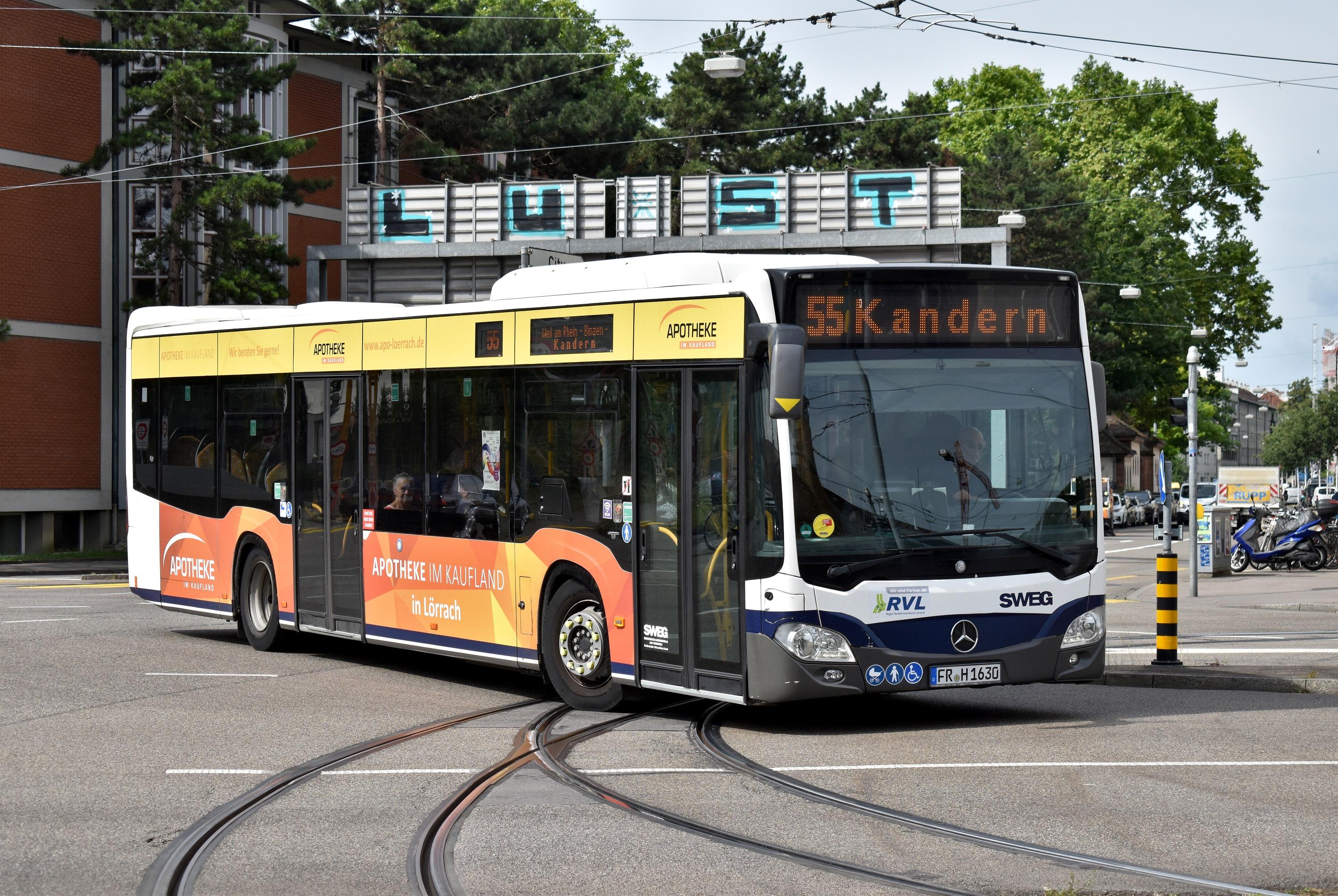 55 Kandern Busbahnhof Badischer Bahnhof