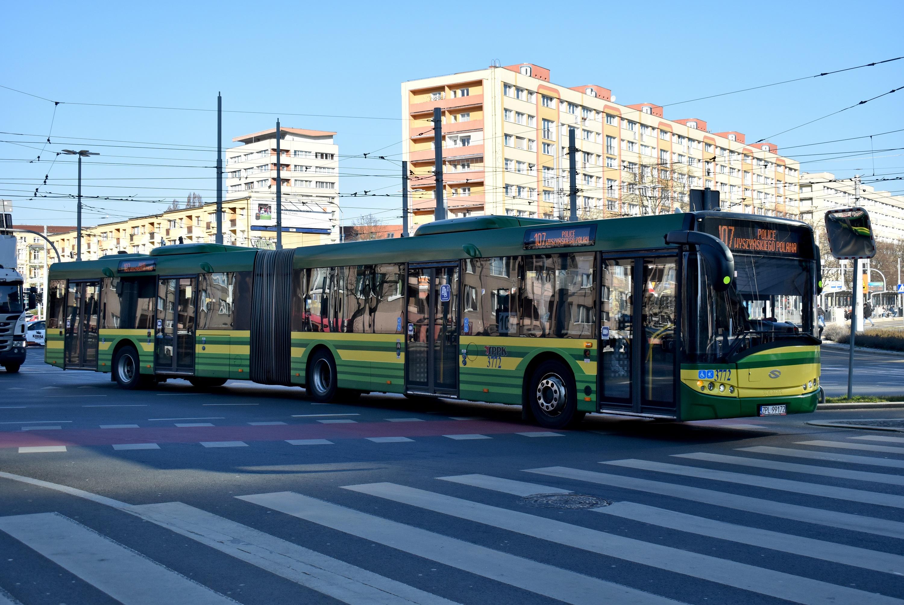107 Police-Wyszyńskiego Polana Szczecin-Plac Rodła