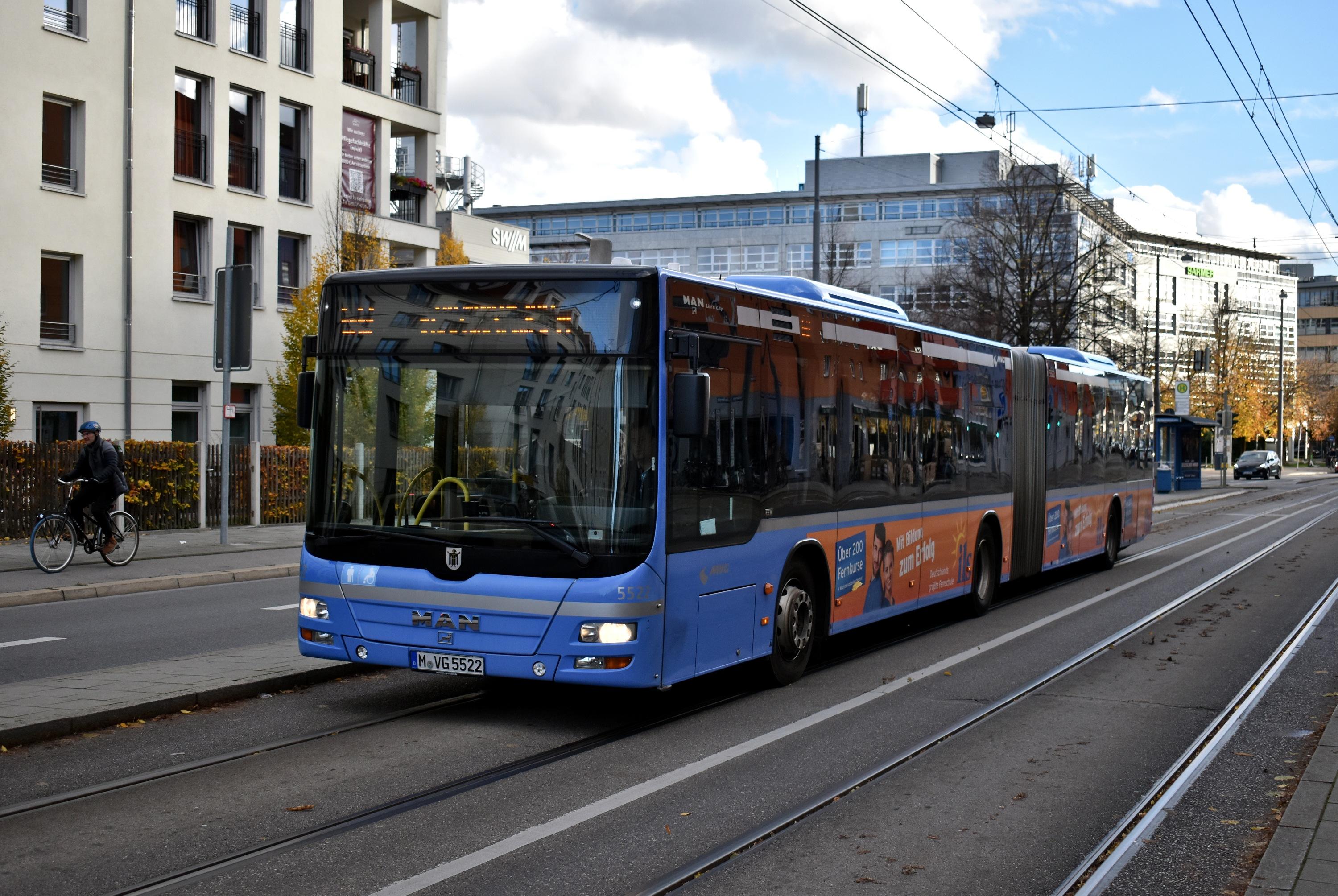 M58 M-Hauptbahnhof Nord M-Haidenauplatz