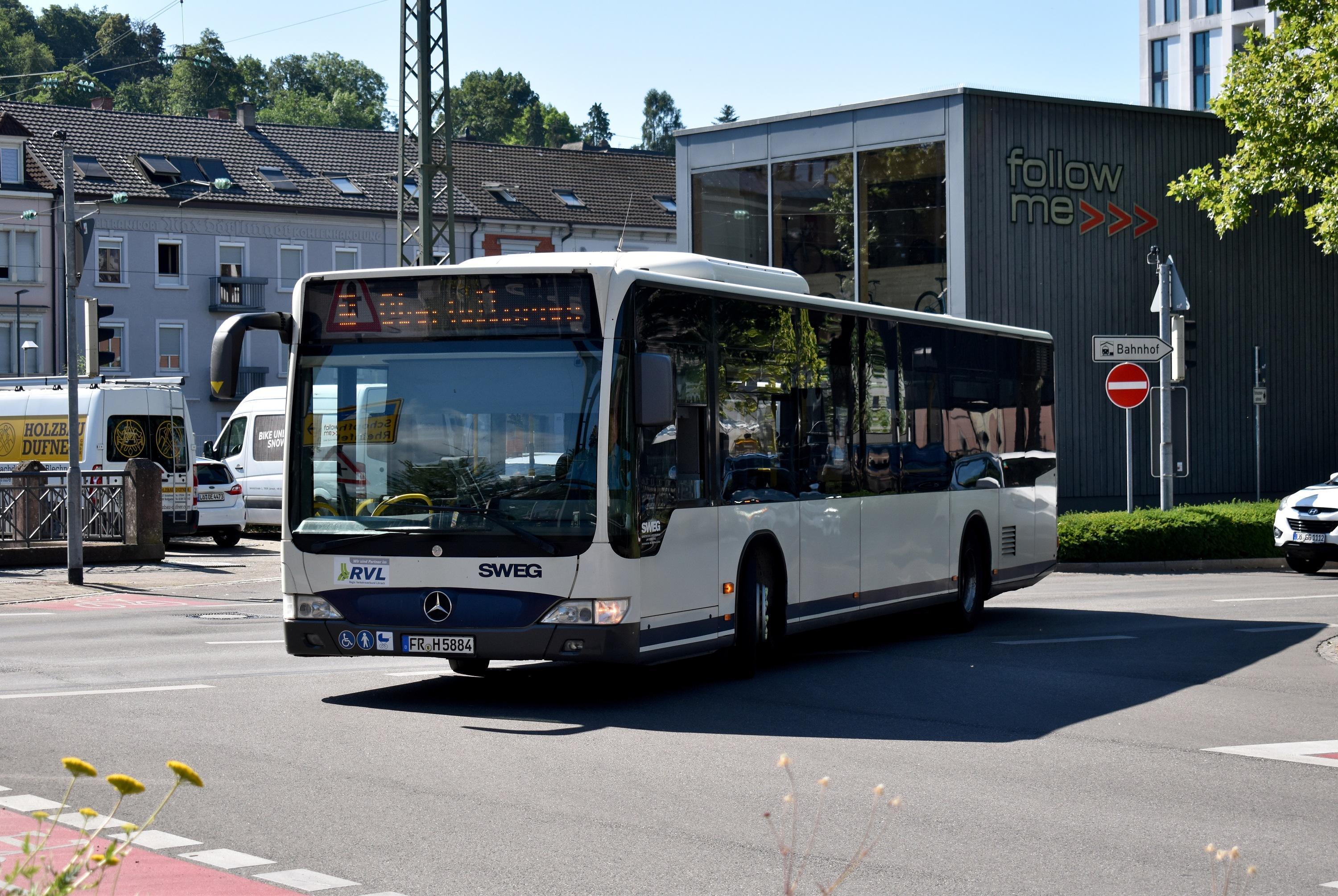 8 LÖ-Obertüllingen Parkplatz Lörrach Hbf / Busbahnhof