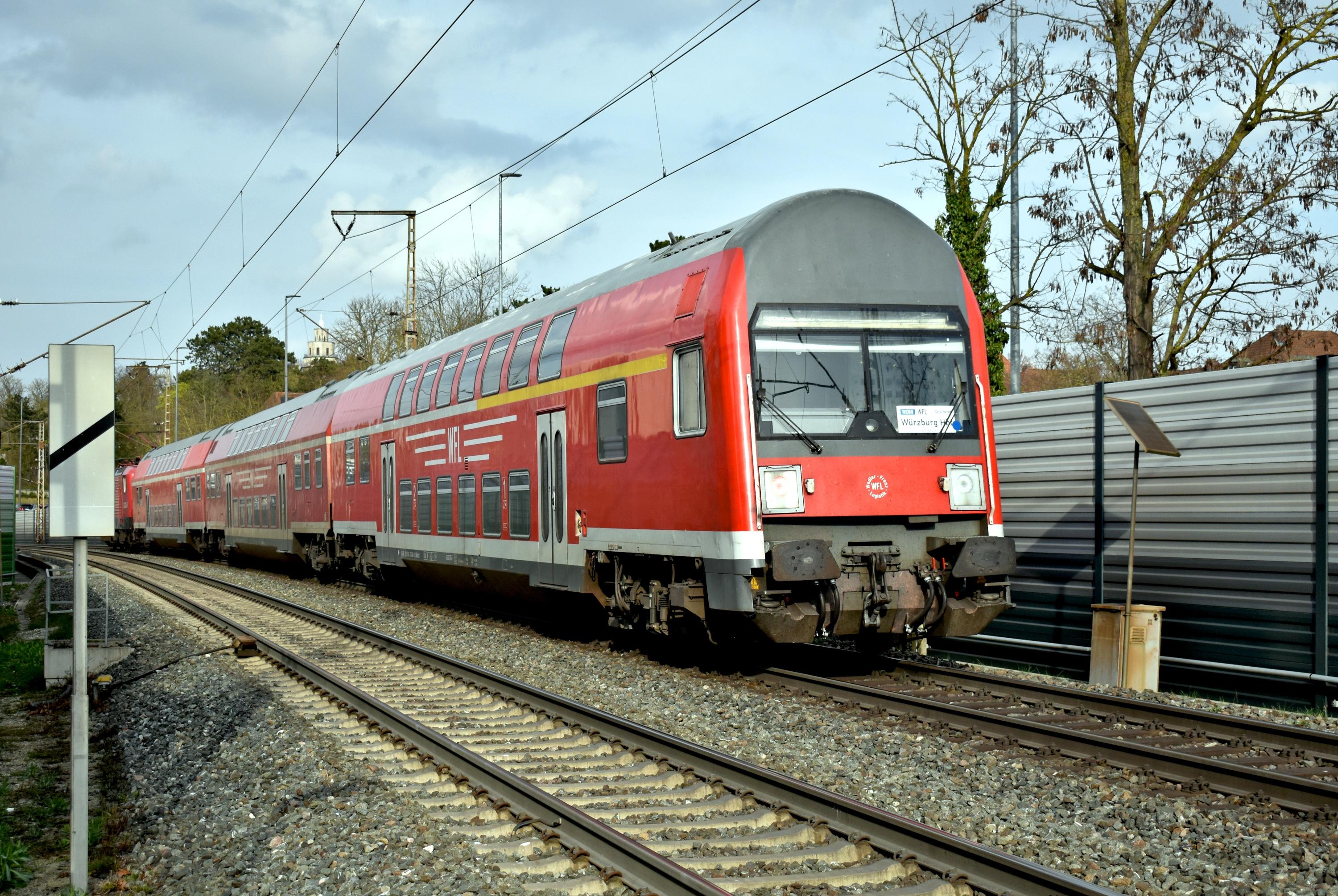 RE80 Würzburg Hbf Würzburg-Süd