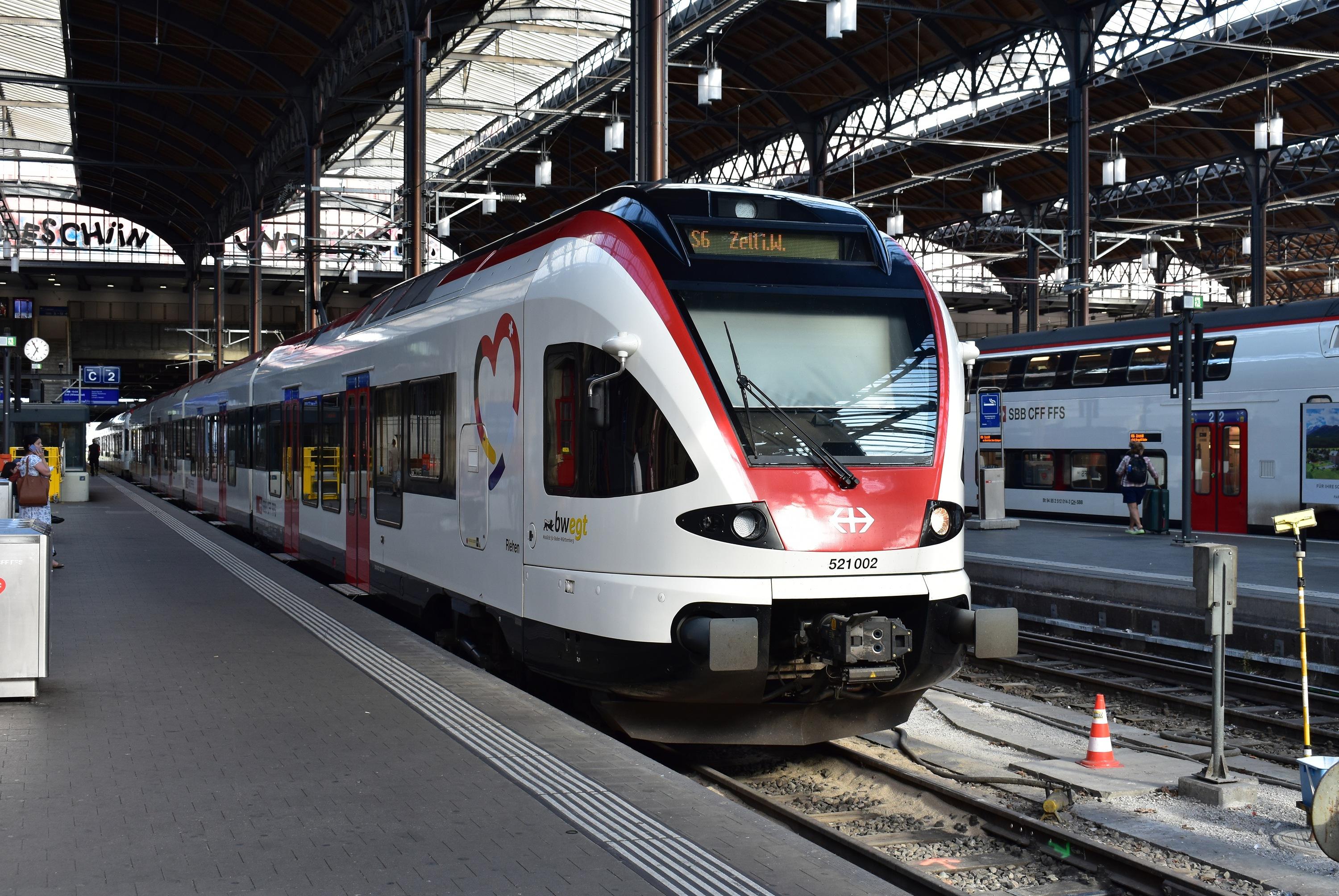 S6 Zell (Wiesental) Basel SBB