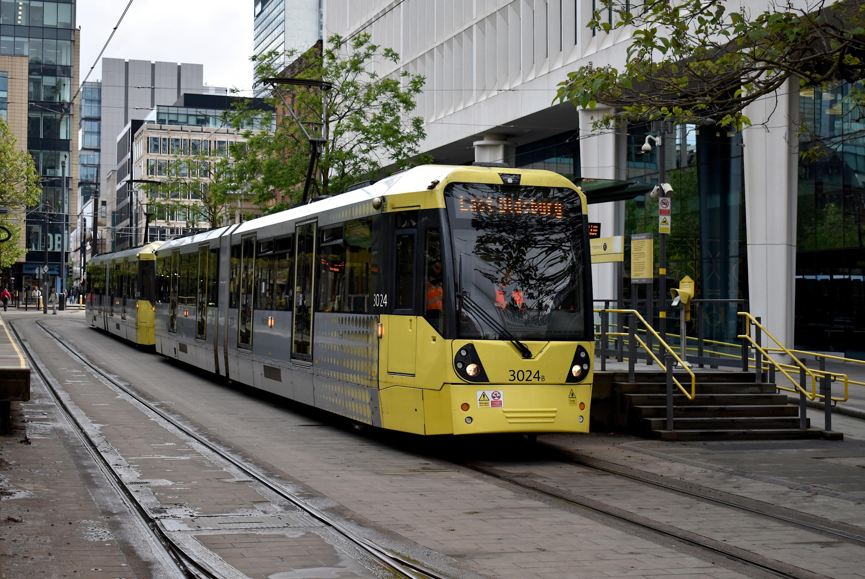 Pink Line East Didsbury St Peter's Square