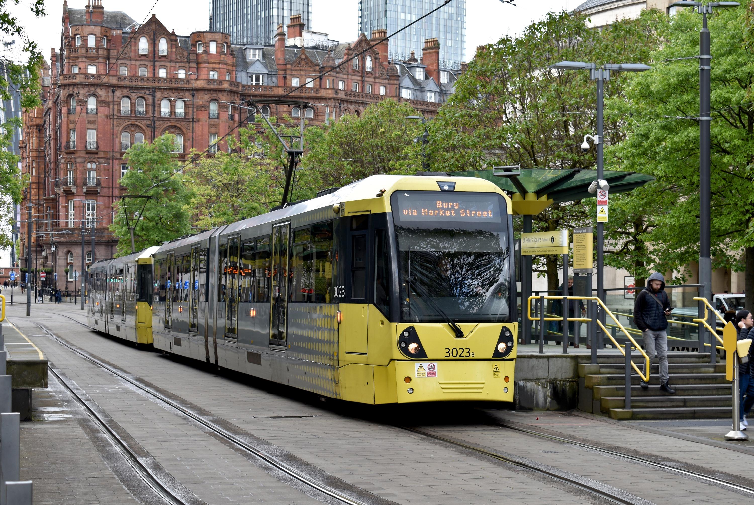 Green Line Bury St Peter's Square