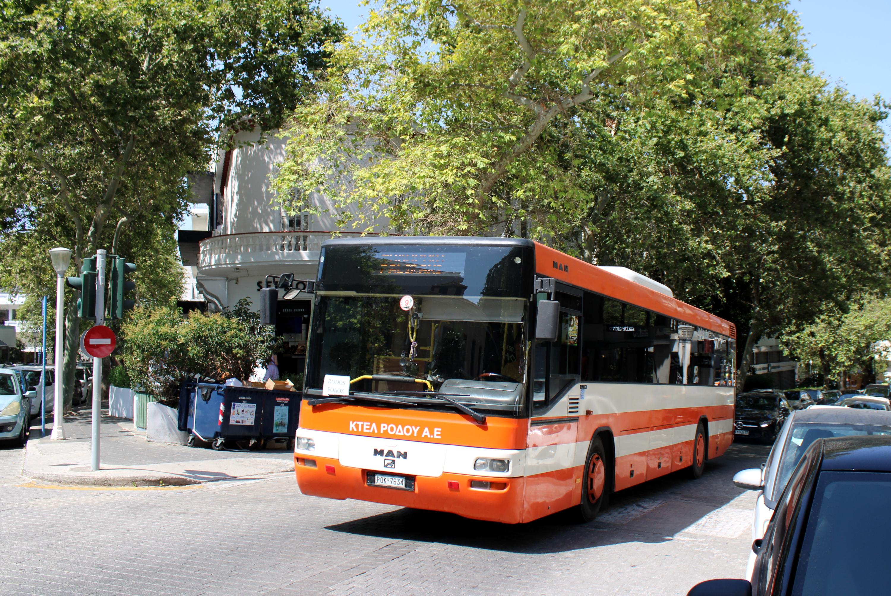 Dienstfahrt  Rhodos Bus Station