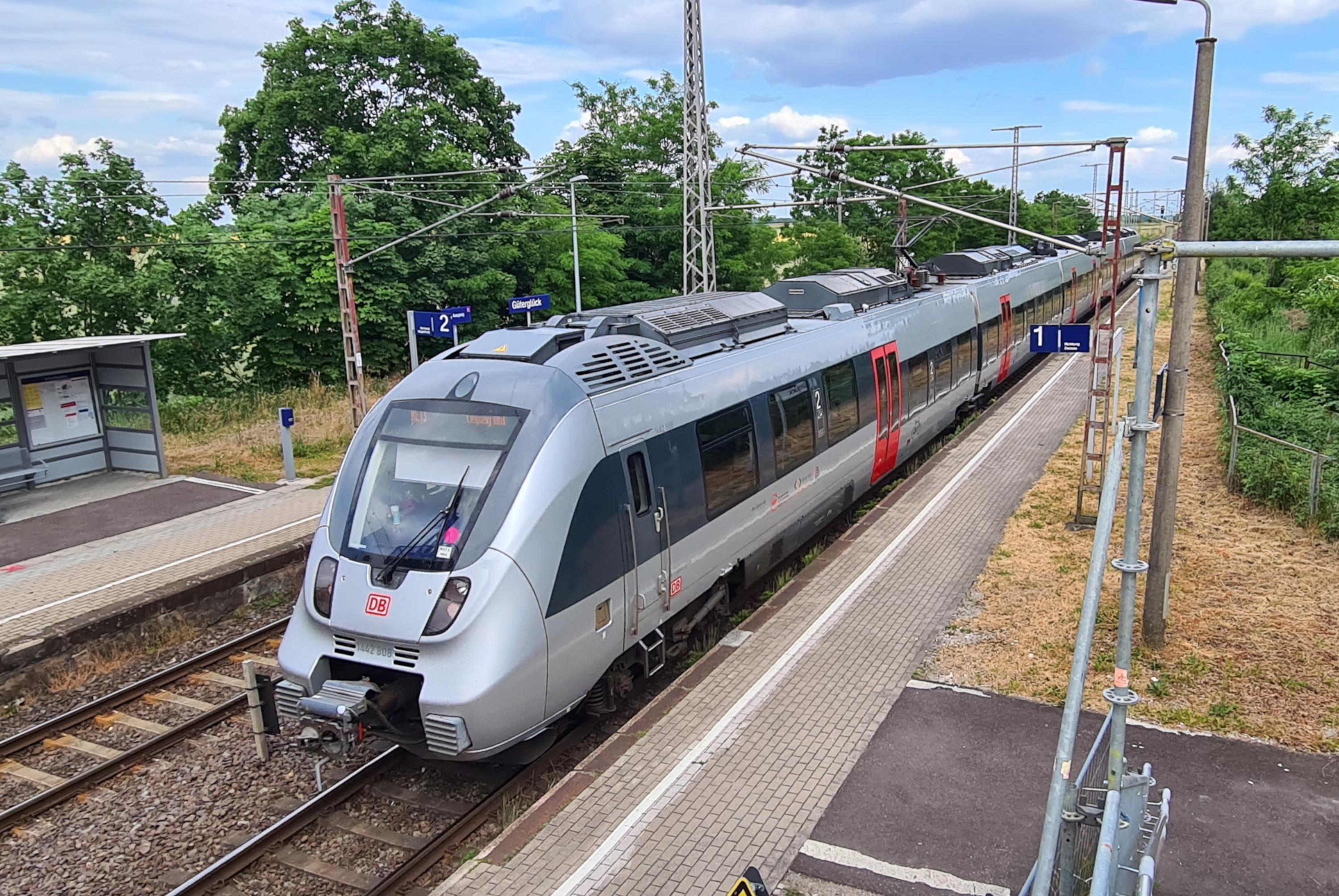 RE13 Leipzig Hbf Güterglück