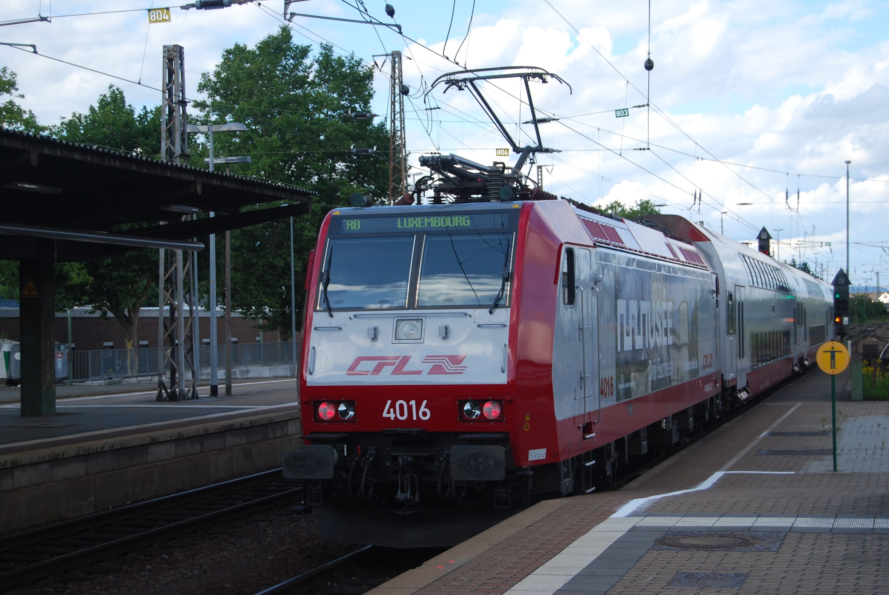 RE14 Luxembourg Trier Hbf