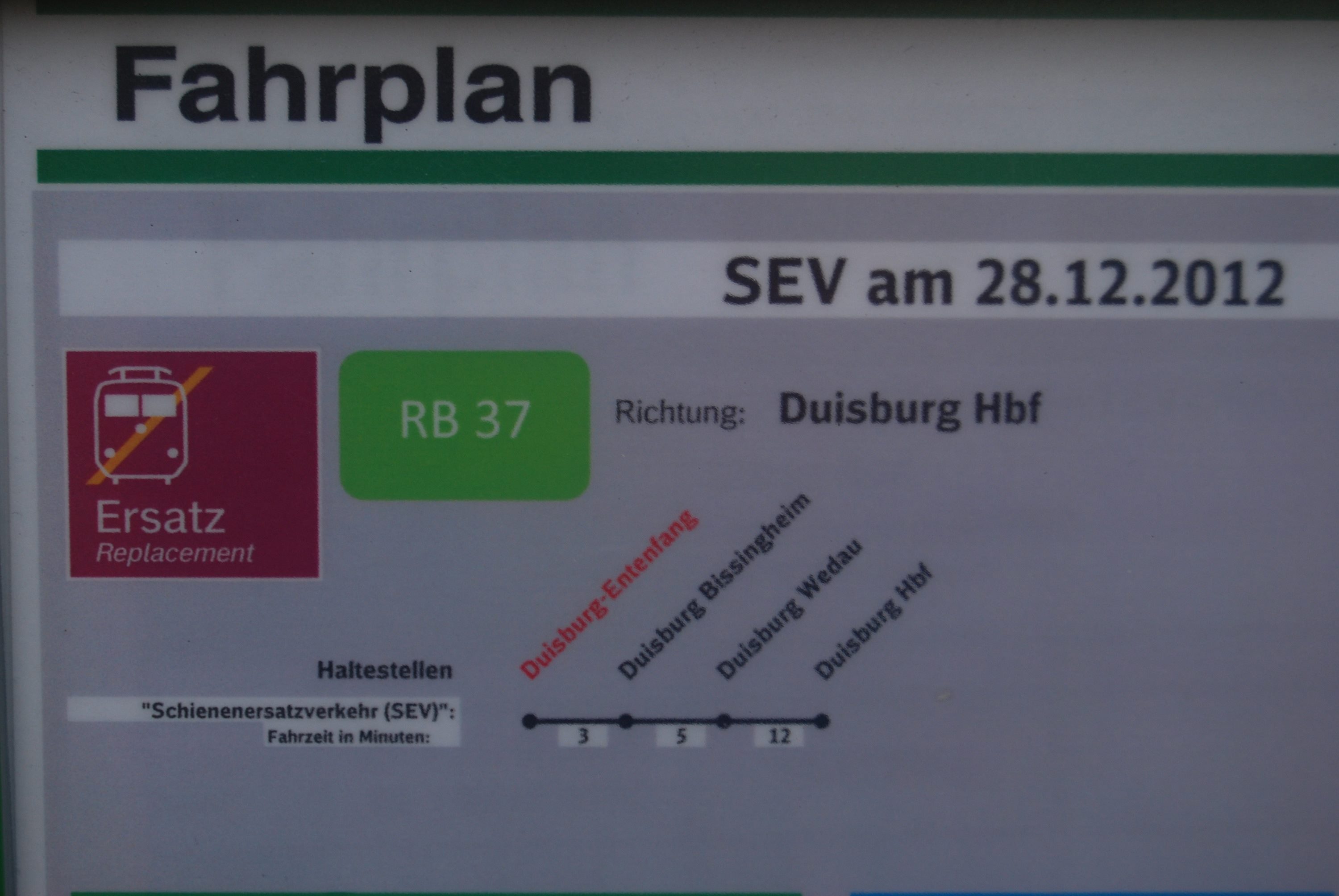 RB37SEV  Duisburg-Entenfang