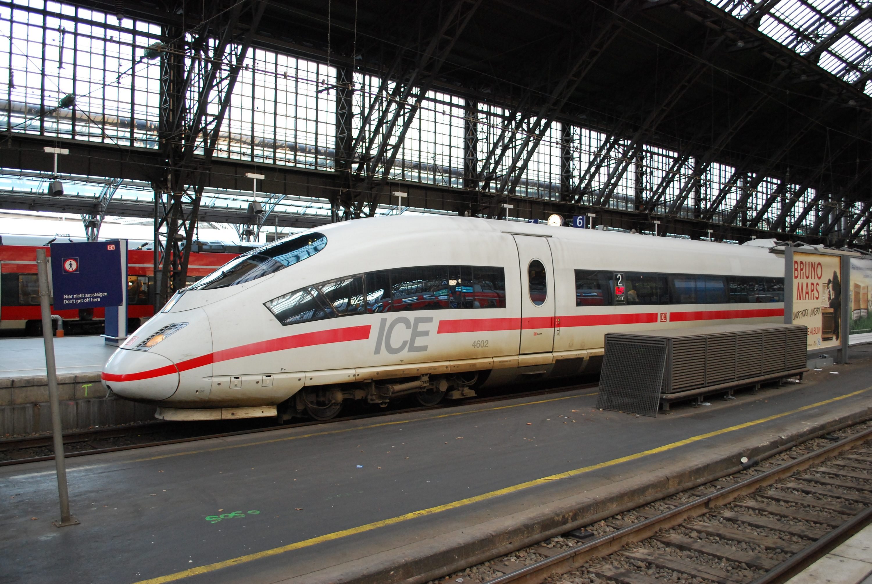 ICE 3 Brüssel Gare du Midi Köln Hbf