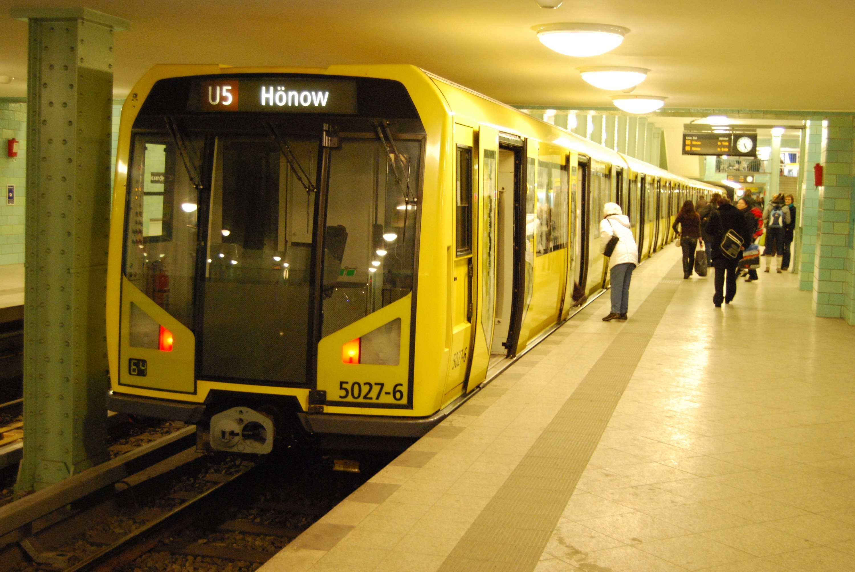 U5 B-Hönow B-Alexanderplatz