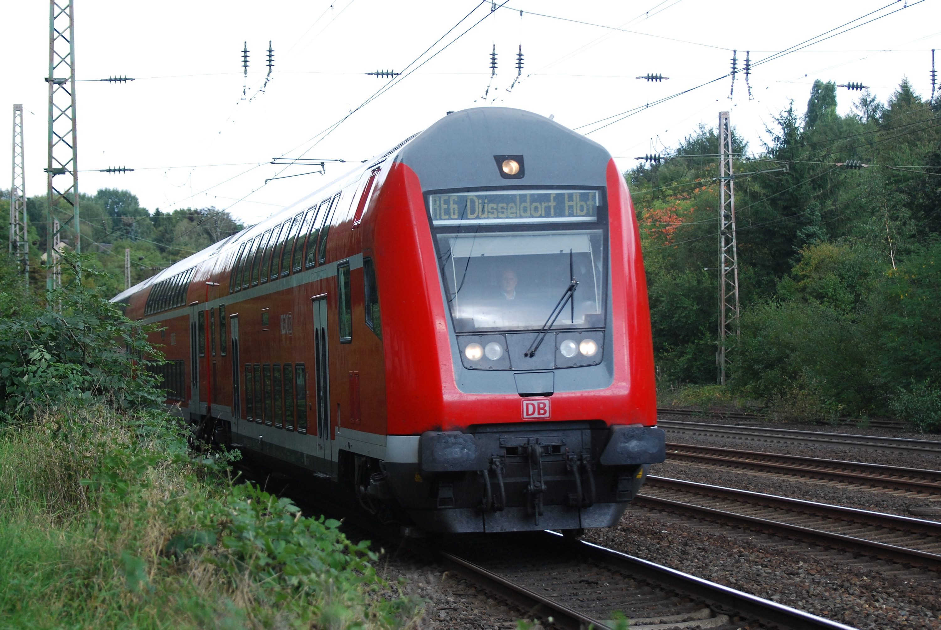 RE6 Düsseldorf Hbf Mülheim-Heißener Berg